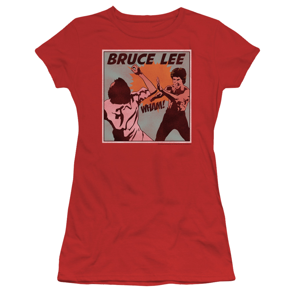 Bruce Lee Comic Panel - Juniors T-Shirt
