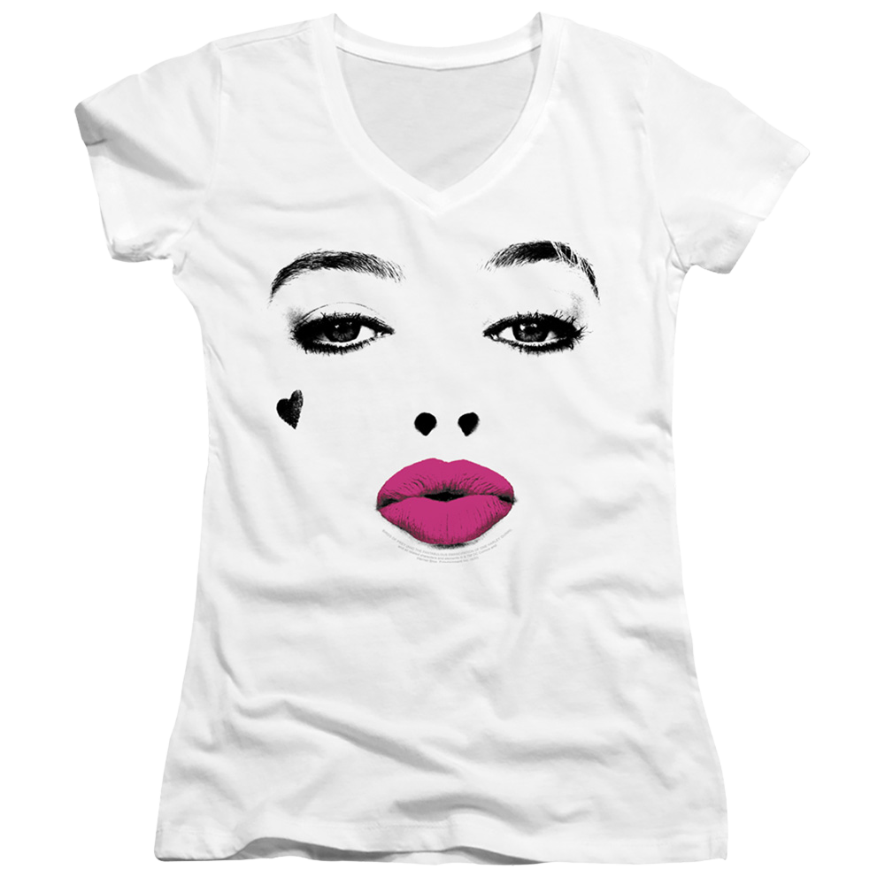 Birds of Prey Kiss - Juniors V-Neck T-Shirt