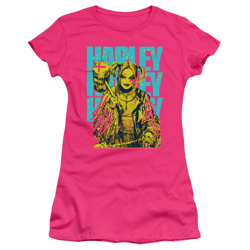 Birds of Prey Harley Painted - Juniors T-Shirt