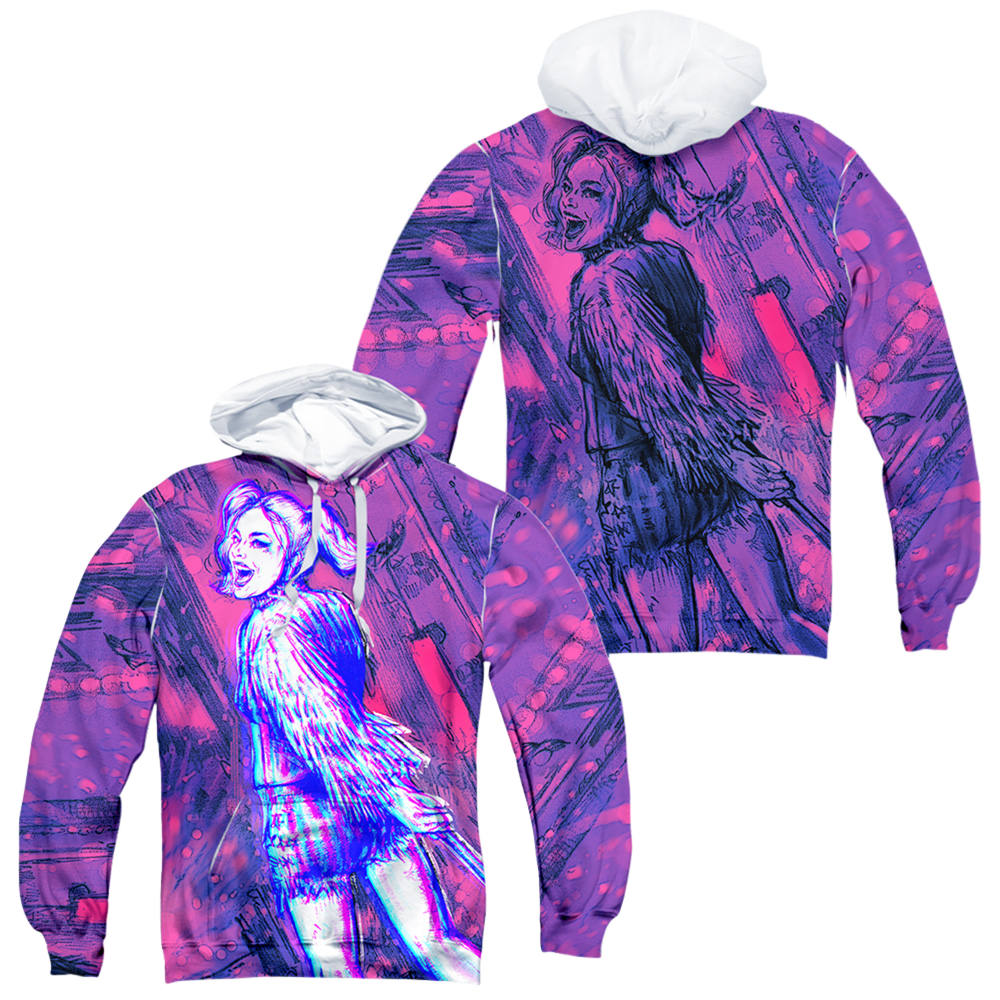 Birds of Prey Harleys Night Out - All-Over Print Pullover Hoodie