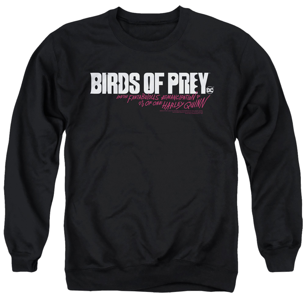 Birds of Prey Horizontal Logo - Men's Crewneck Sweatshirt