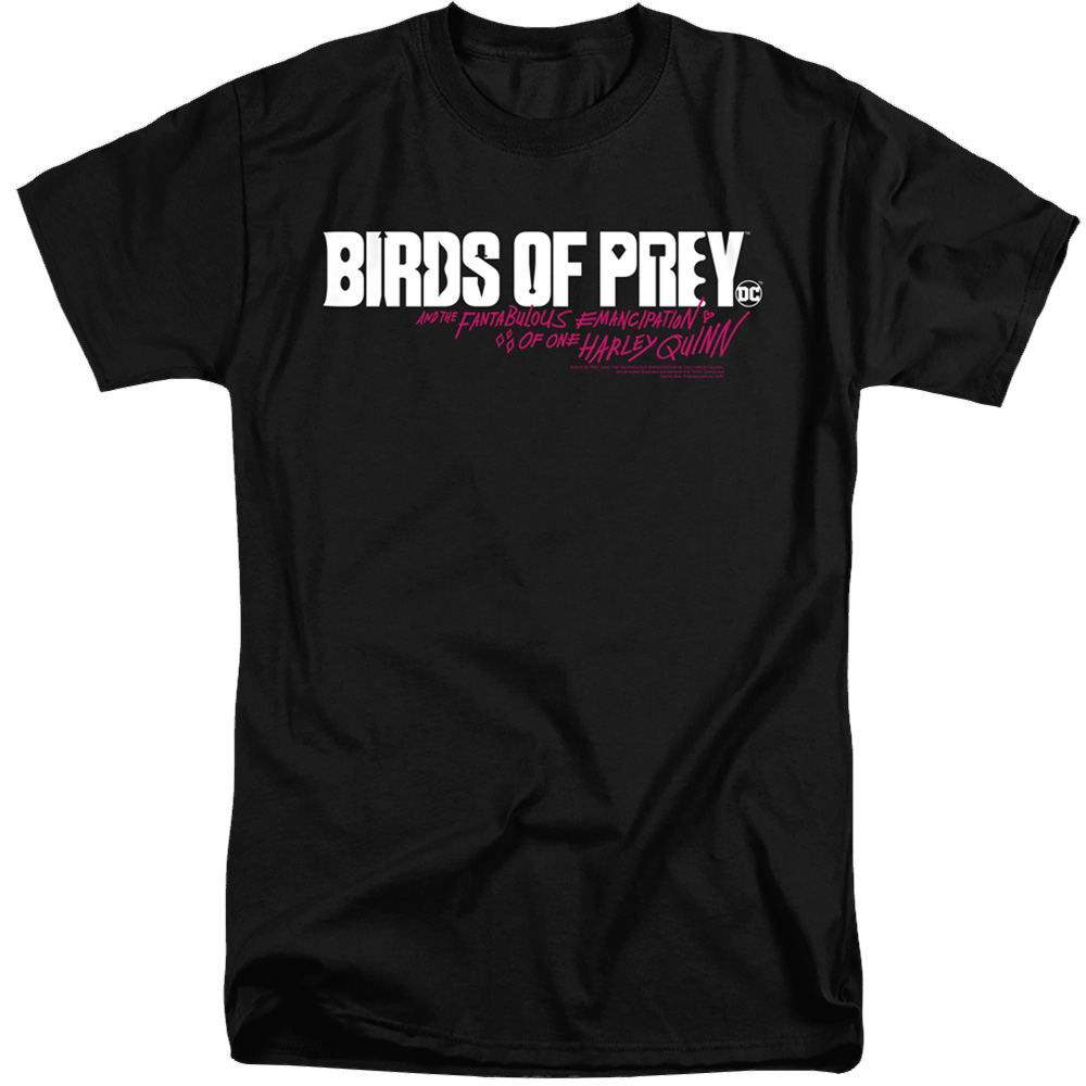 Birds of Prey Horizontal Logo - Men's Tall Fit T-Shirt