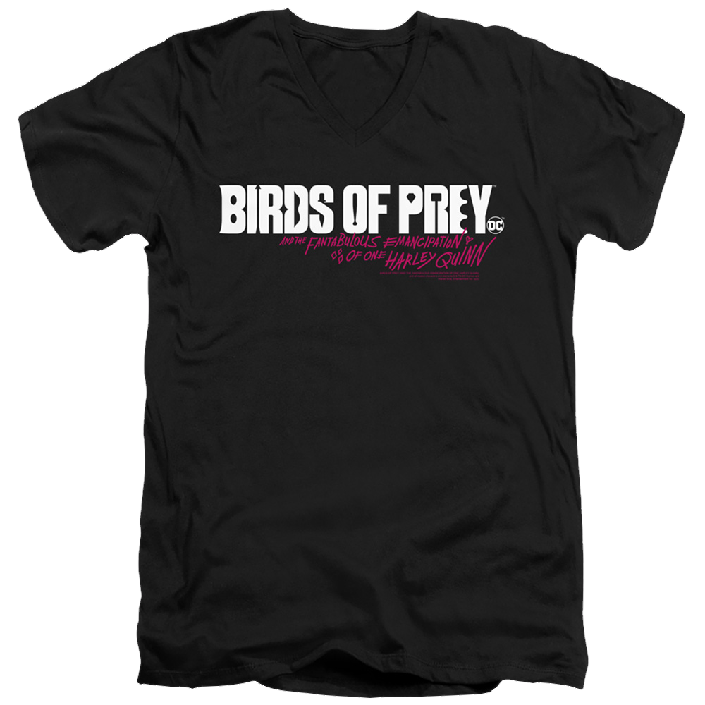 Birds of Prey Horizontal Logo - Men's V-Neck T-Shirt