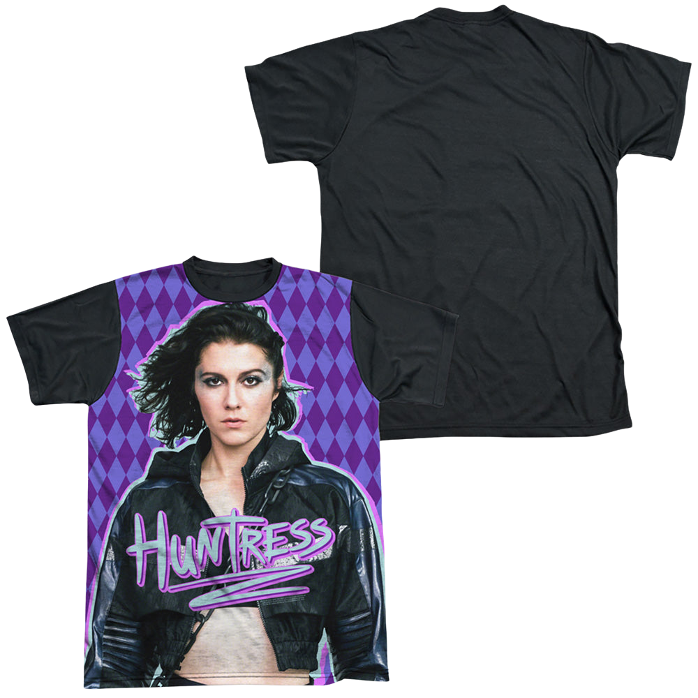 Birds of Prey Huntress - Men's Black Back T-Shirt