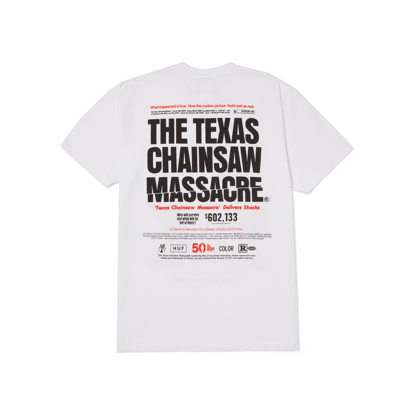 HUF x The Texas Chainsaw Massacre Box Office T-Shirt