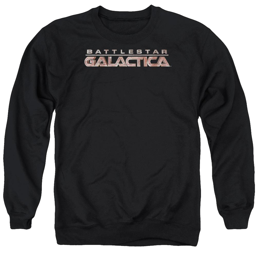 Battlestar Galactica (2004) Logo - Men's Crewneck Sweatshirt