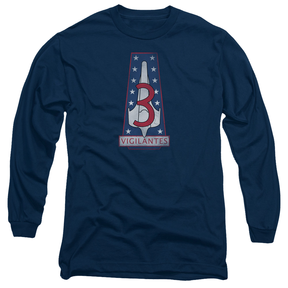 Battlestar Galactica Vigilantes Badge - Men's Long Sleeve T-Shirt