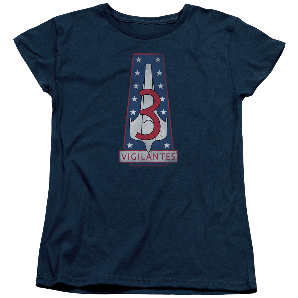 Battlestar Galactica Vigilantes Badge - Women's T-Shirt