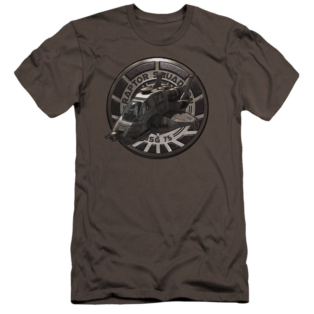 Battlestar Galactica Raptor Squadron - Men's Premium Slim Fit T-Shirt