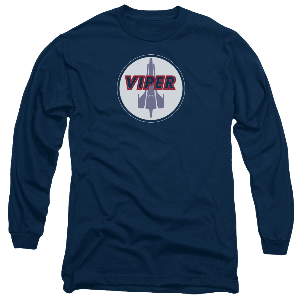 Battlestar Galactica Viper Badge - Men's Long Sleeve T-Shirt