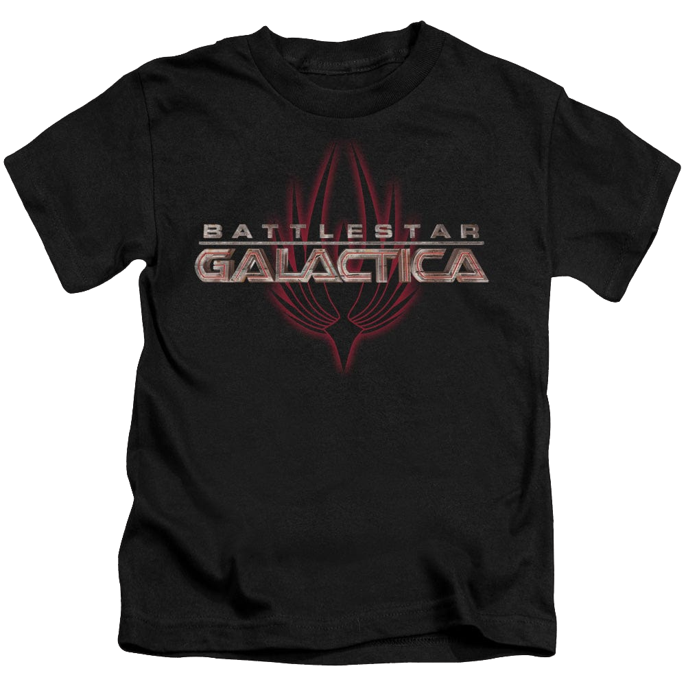 Battlestar Galactica (2004) Logo With Phoenix - Kid's T-Shirt