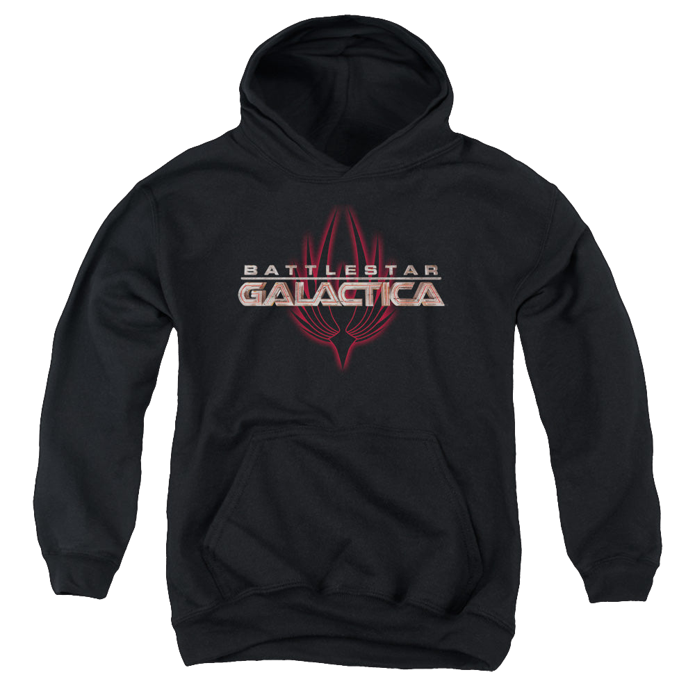 Battlestar Galactica (2004) Logo With Phoenix - Youth Hoodie