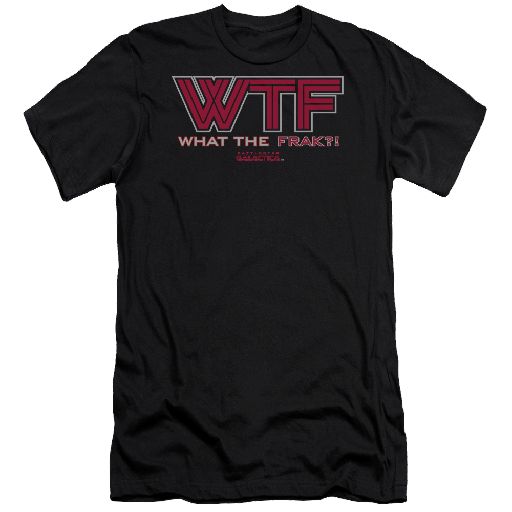 Battlestar Galactica Wtf - Men's Premium Slim Fit T-Shirt