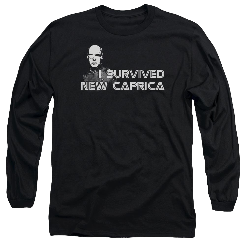 Battlestar Galactica I Survived New Caprica - Men's Long Sleeve T-Shirt
