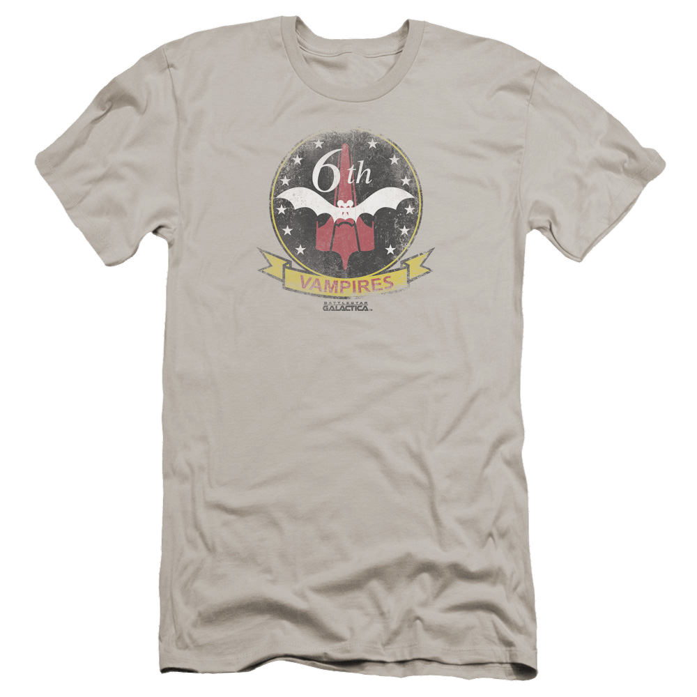 Battlestar Galactica Vampires Badge - Men's Premium Slim Fit T-Shirt