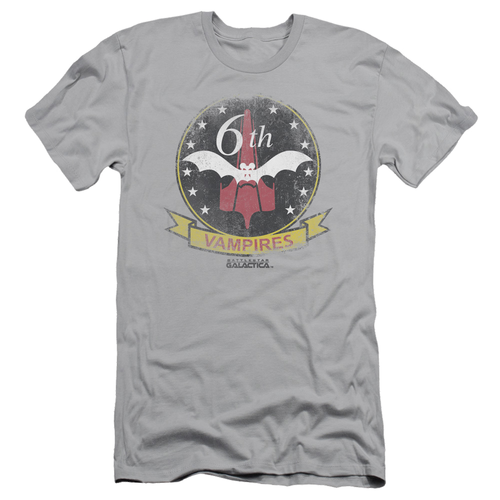 Battlestar Galactica Vampires Badge - Men's Slim Fit T-Shirt