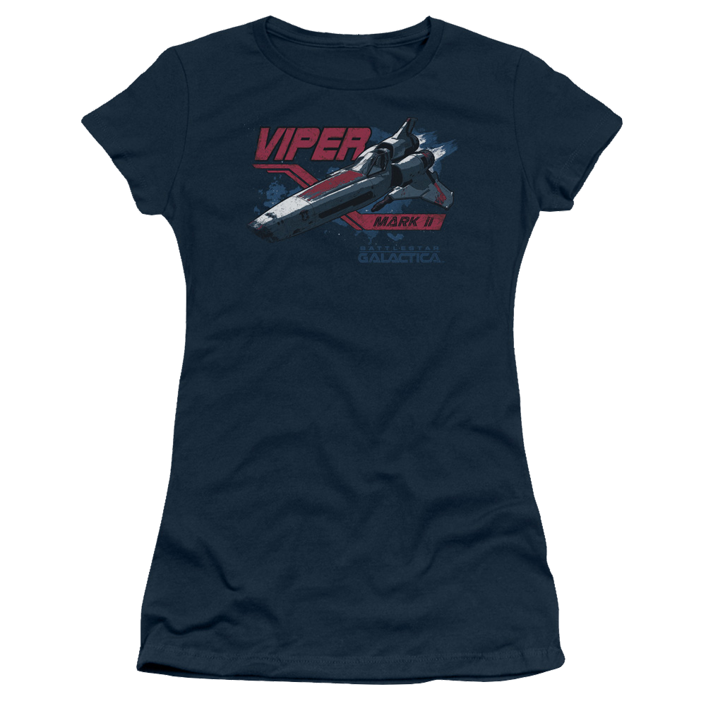 Battlestar Galactica Viper Mark Ii - Juniors T-Shirt
