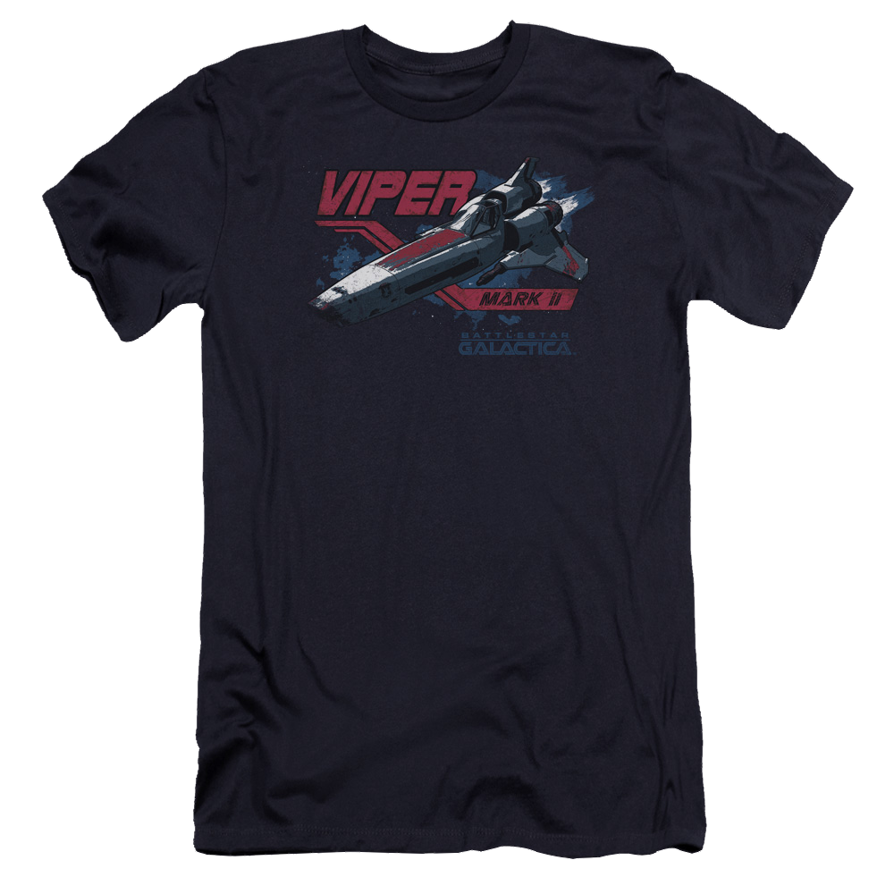Battlestar Galactica Viper Mark Ii - Men's Premium Slim Fit T-Shirt