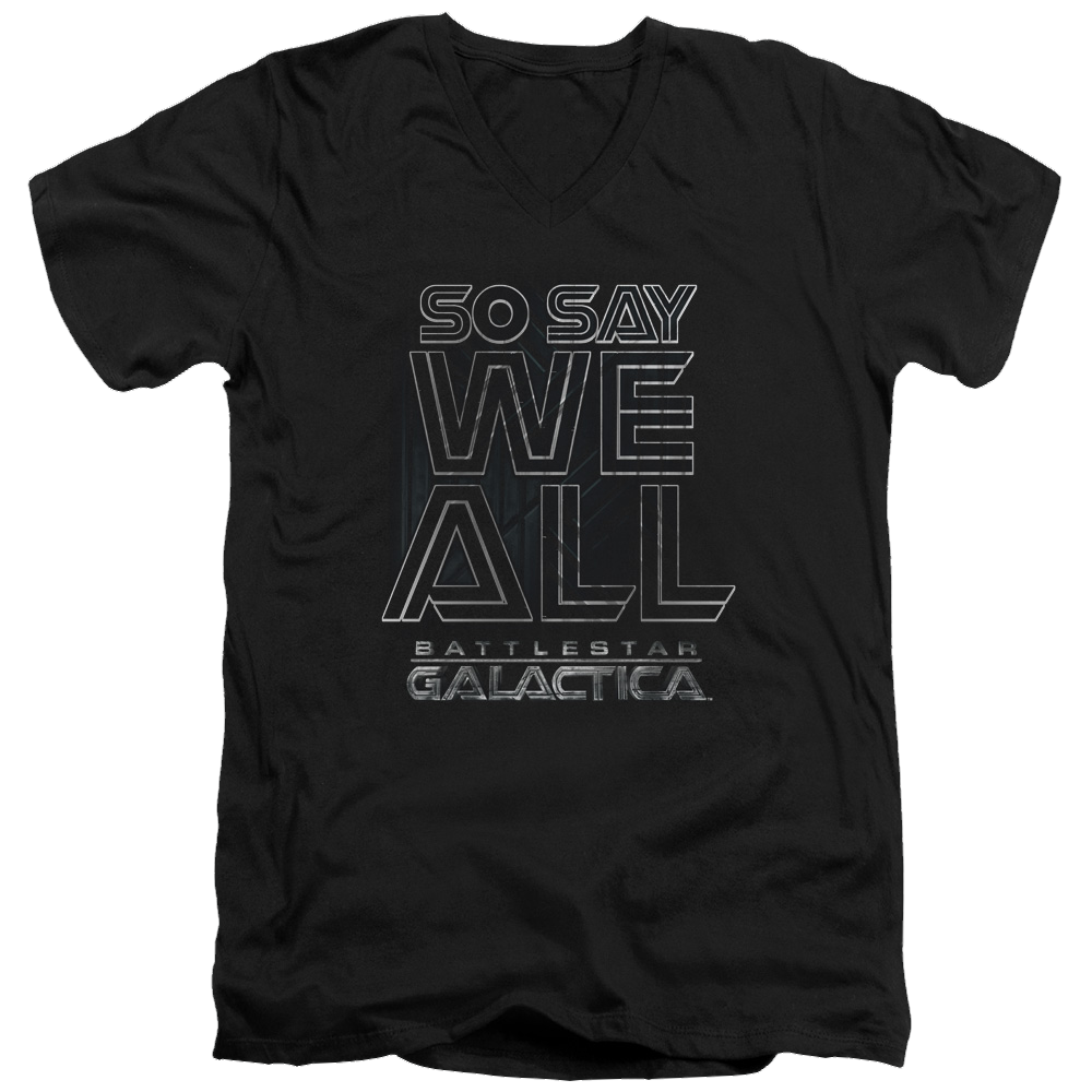Battlestar Galactica Together Now - Men's V-Neck T-Shirt