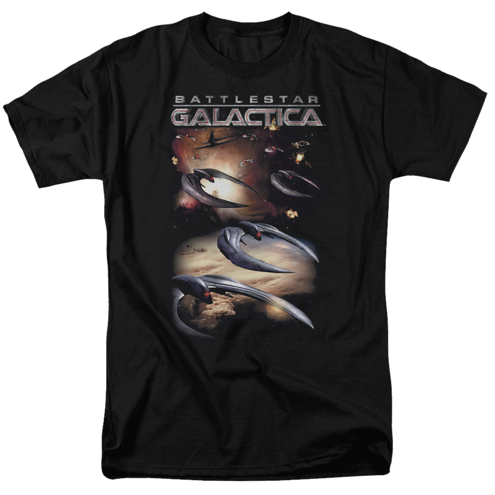 Battlestar Galactica When Cylons Attack - Men's Regular Fit T-Shirt