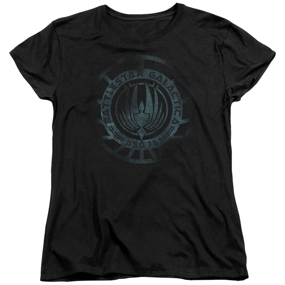 Battlestar Galactica Faded Emblem - Women's T-Shirt
