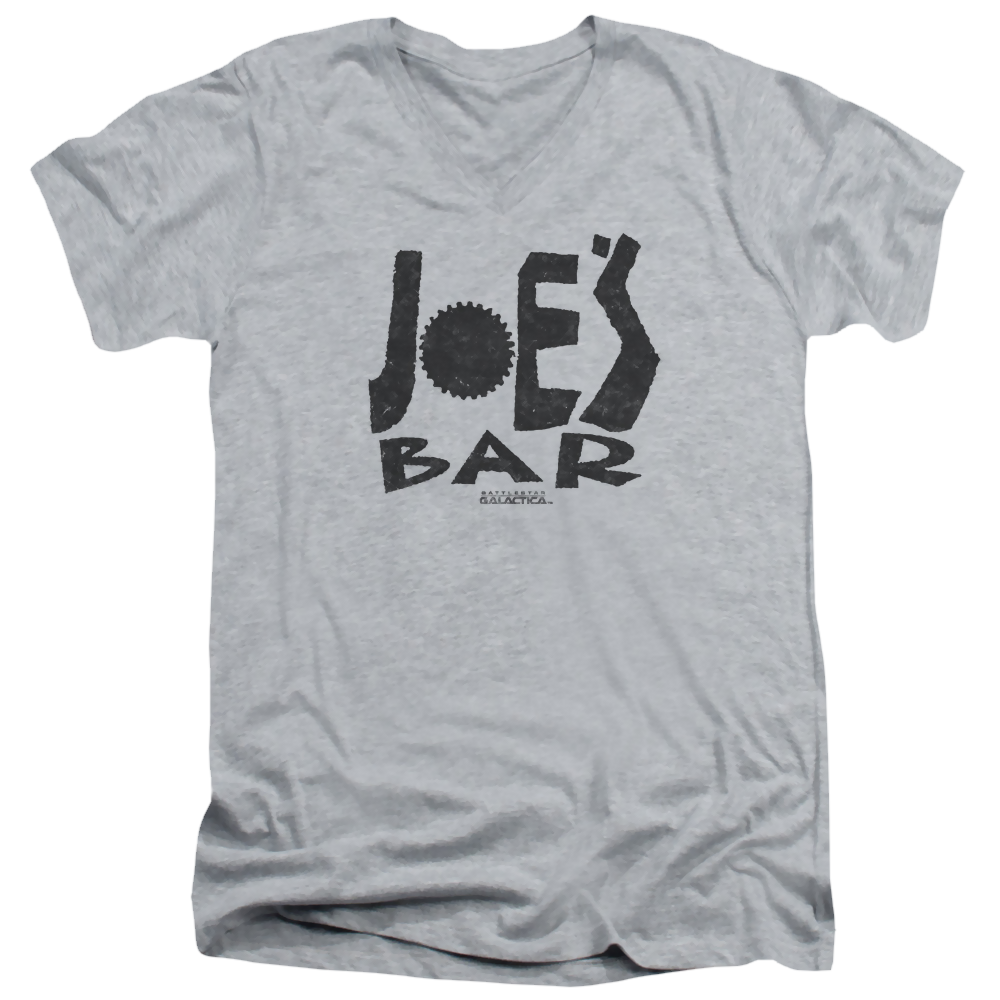 Battlestar Galactica Joes Bar Logo - Men's V-Neck T-Shirt