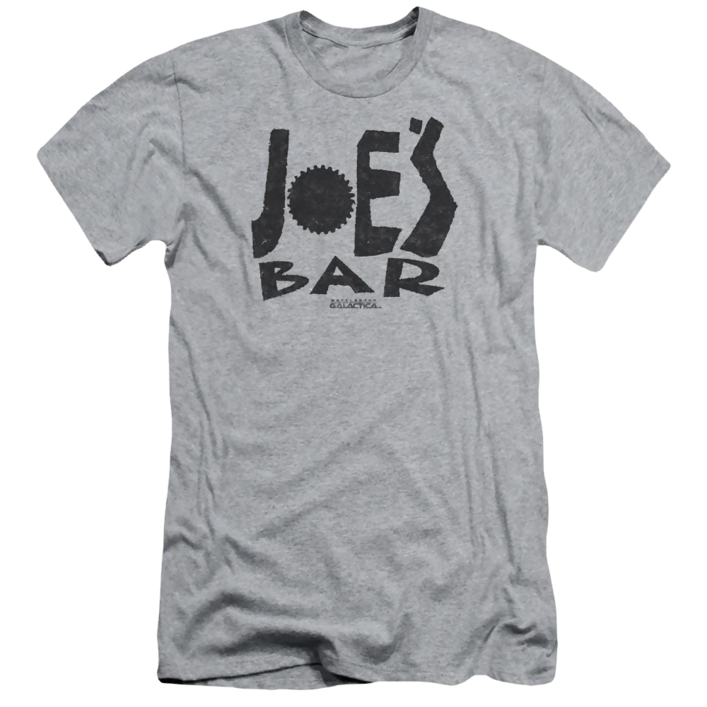 Battlestar Galactica Joes Bar Logo - Men's Slim Fit T-Shirt