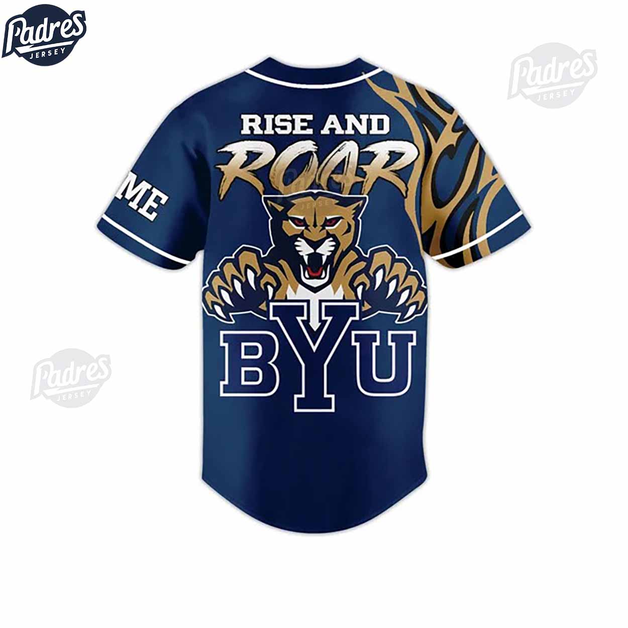 BYU Cougars Basketball Team Custom Baseball Jersey - Padres Jersey Oasis: Elevate Your Baseball Style Game