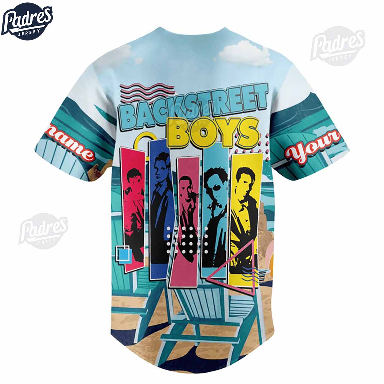Backstreet Boys Back At The Beach Cancun 2024 Baseball Jersey - Padres Jersey Oasis: Elevate Your Baseball Style Game
