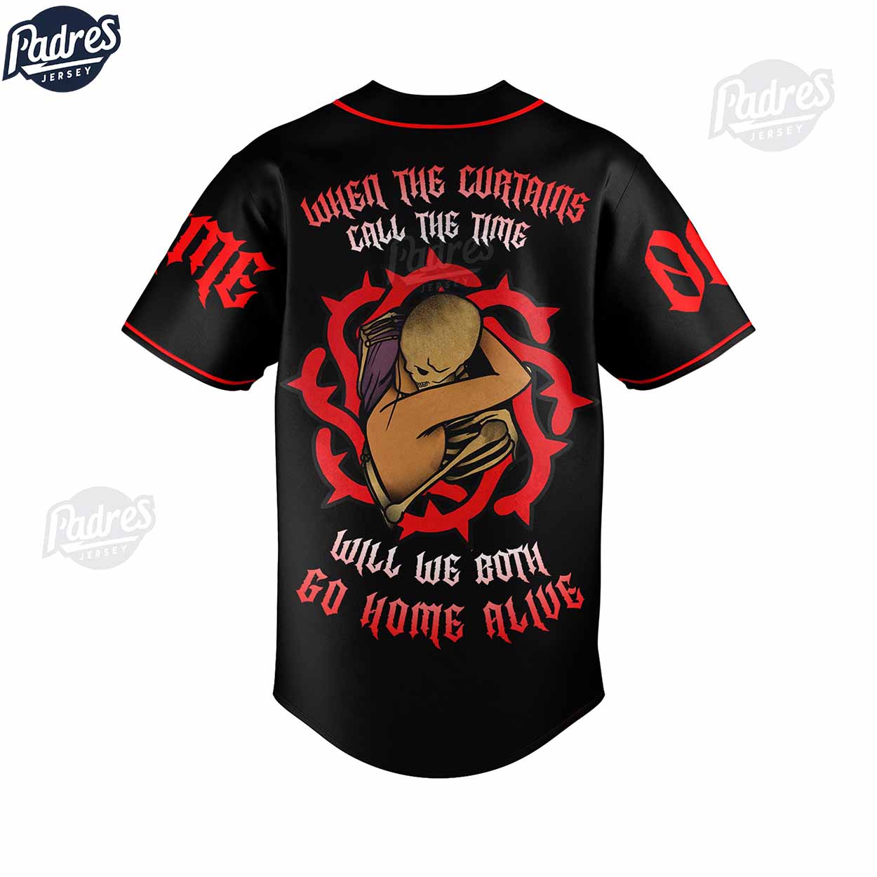 Bad Omens The Death Of Peace Of Mind Custom Baseball Jersey Shirt - Padres Jersey Oasis: Elevate Your Baseball Style Game