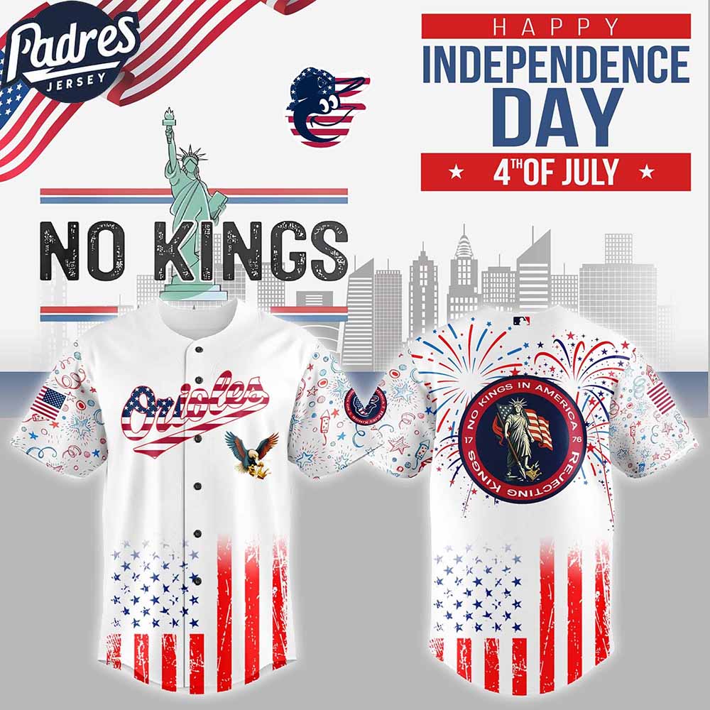 Baltimore Orioles MLB X The 4th Of July X Military Custom Baseball Jersey - Padres Jersey Oasis: Elevate Your Baseball Style Game