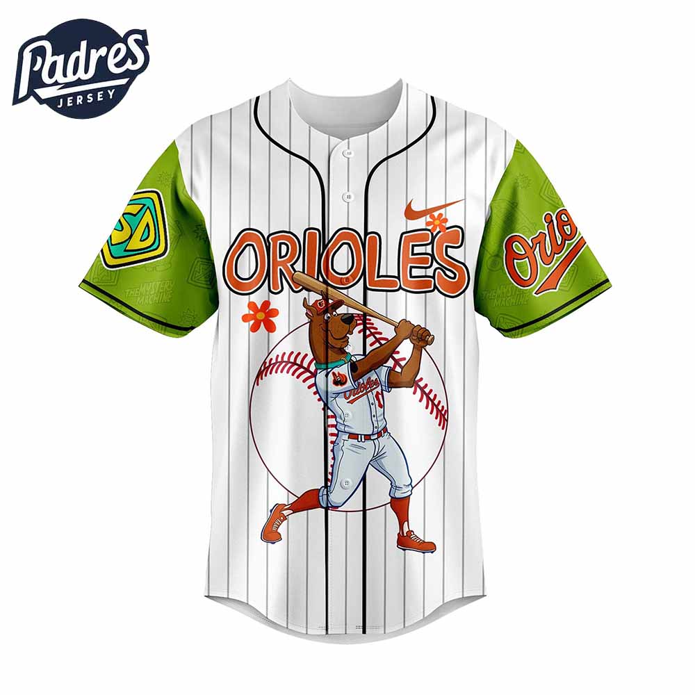 Baltimore Orioles x MLB Scooby Doo Baseball Jersey Outfit - Padres Jersey Oasis: Elevate Your Baseball Style Game