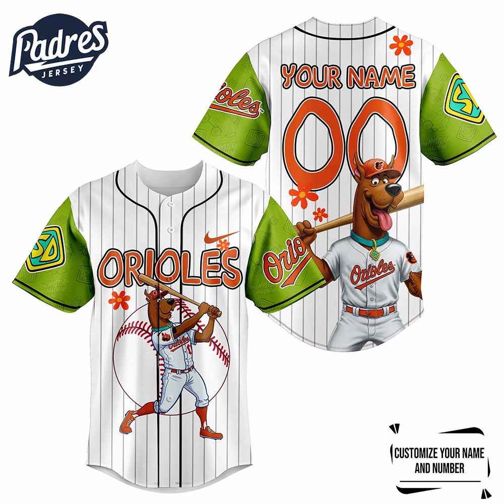 Baltimore Orioles x MLB Scooby Doo Baseball Jersey Outfit - Padres Jersey Oasis: Elevate Your Baseball Style Game