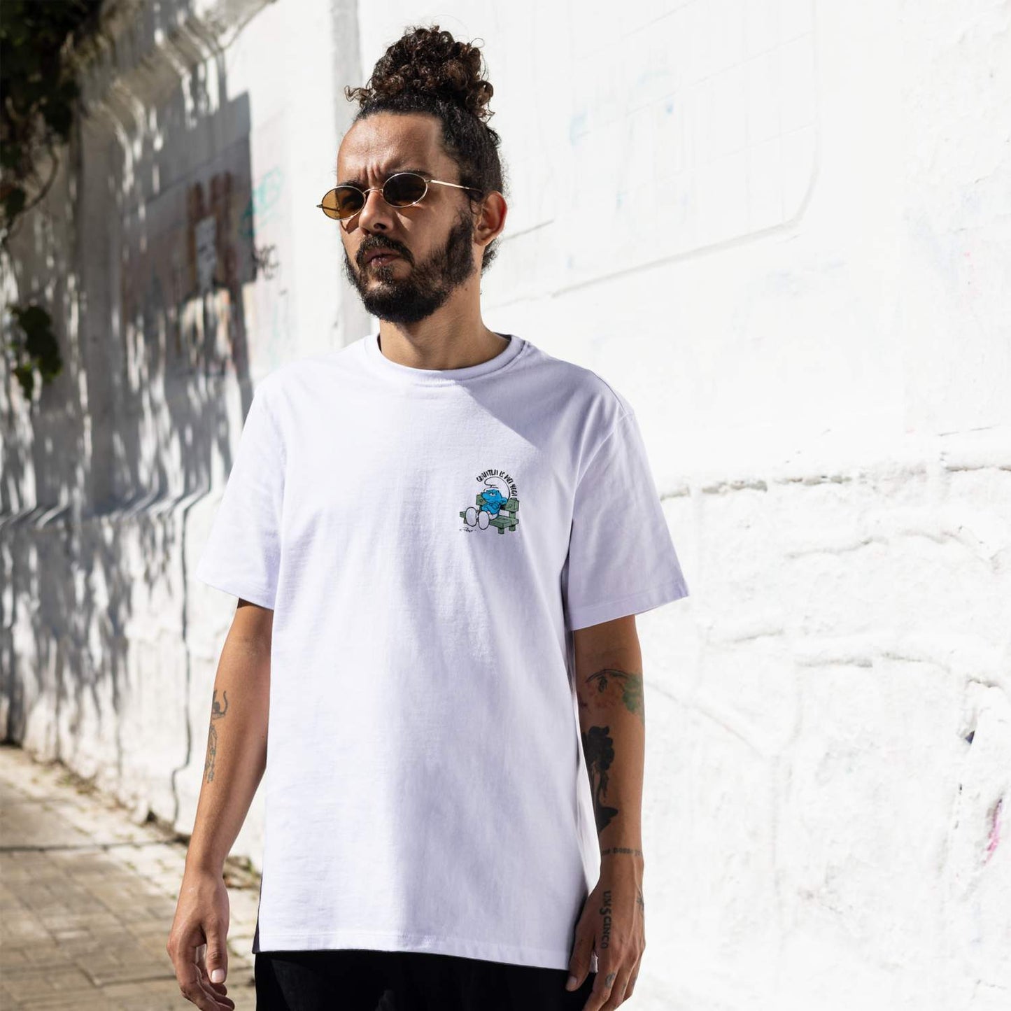 Â®Die SchlÃ¼mpfe Herren T-Shirt "Grantln is mei Yoga"