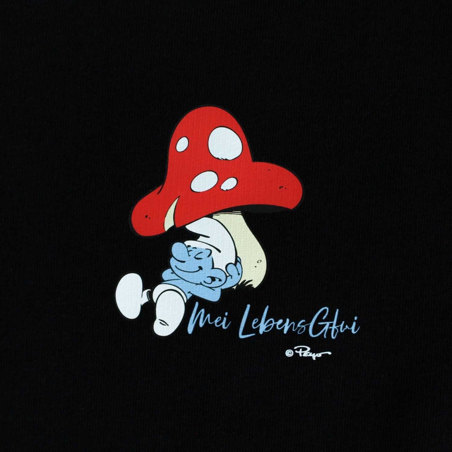 Â®Die SchlÃ¼mpfe Herren Hoodie "Do legst di nieda"