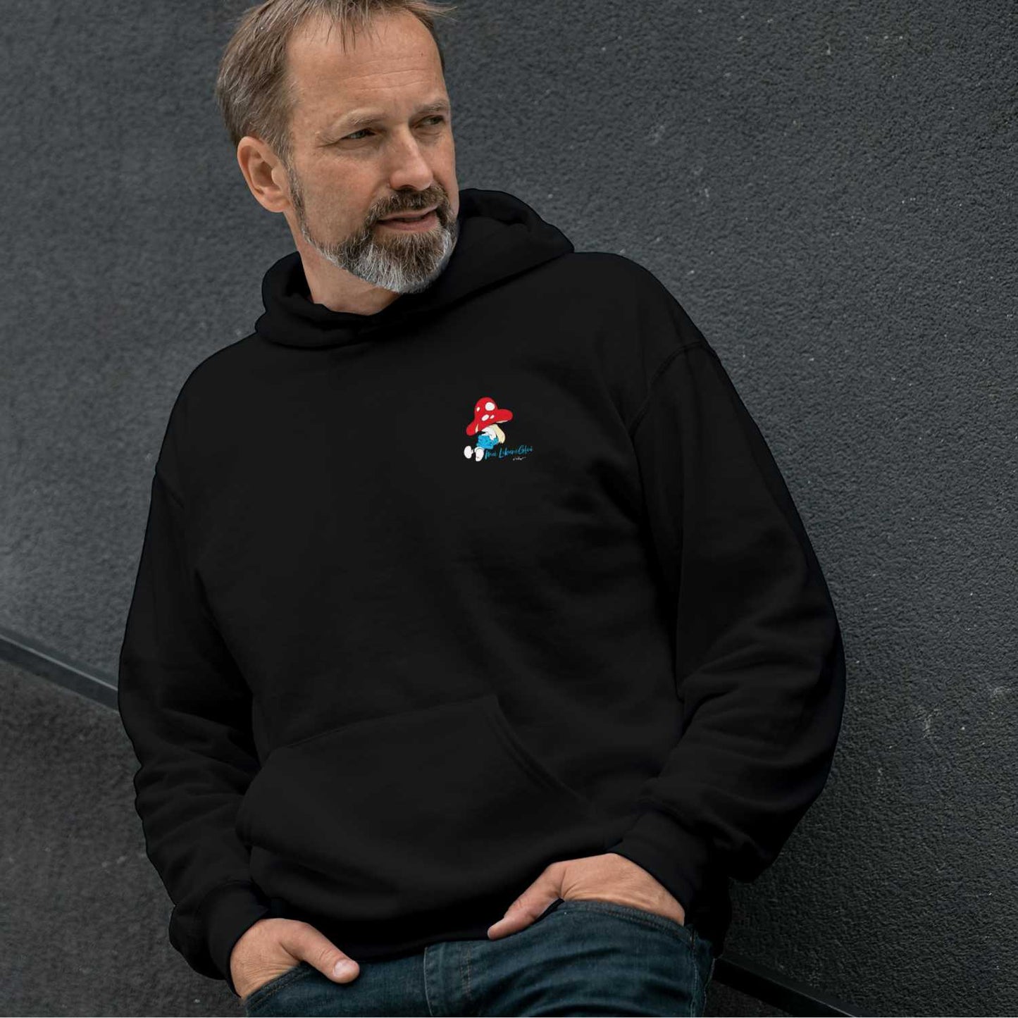 Â®Die SchlÃ¼mpfe Herren Hoodie "Do legst di nieda"