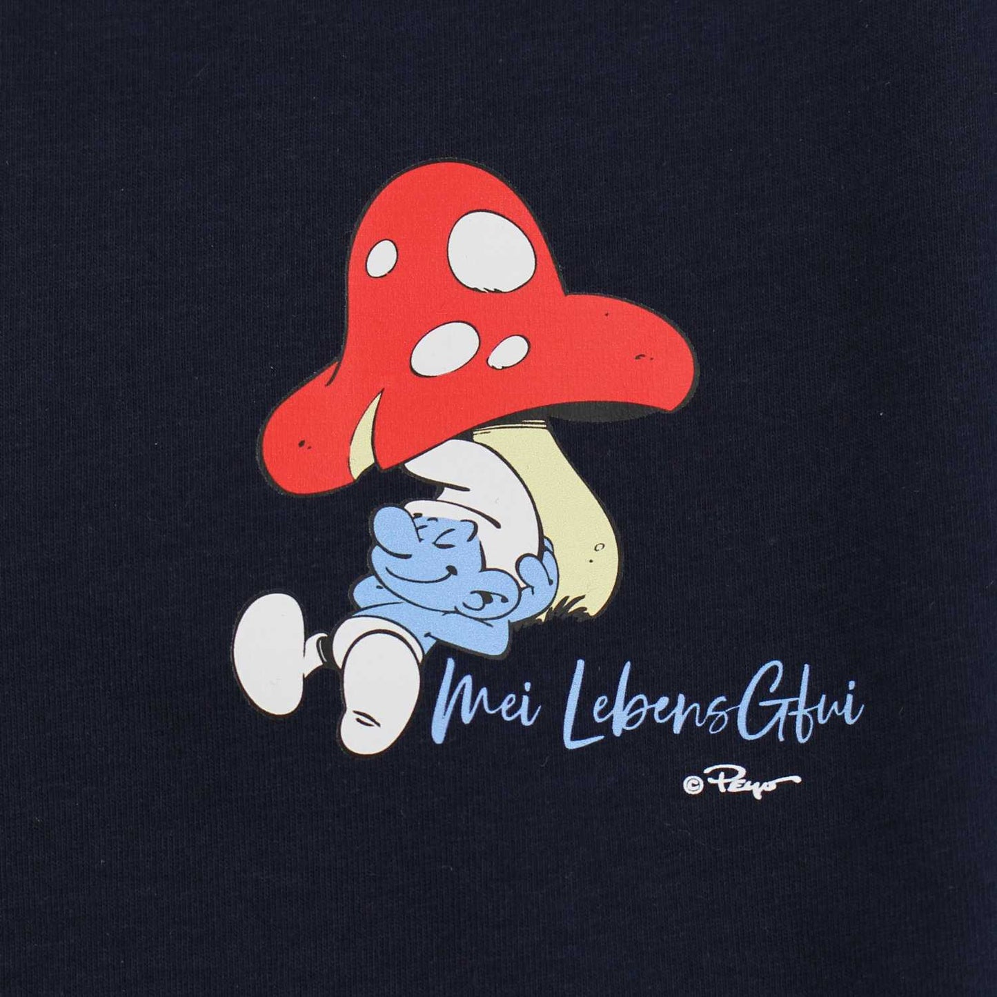 Â®Die SchlÃ¼mpfe Damen T-Shirt "Do legst di nieda"