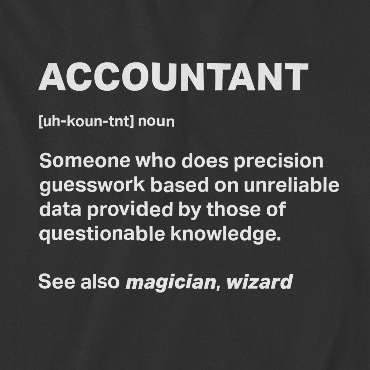Accountant Wizard Tee