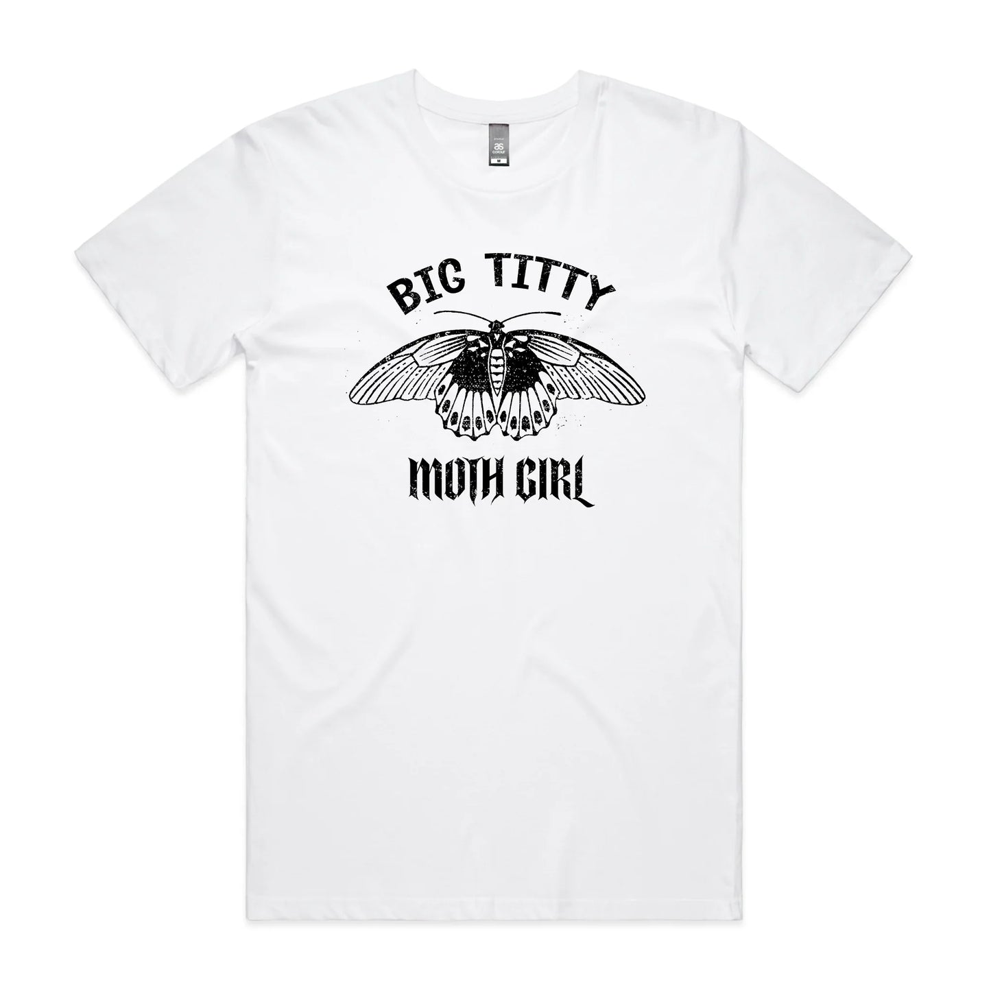 Big Titty Moth Girl Tee