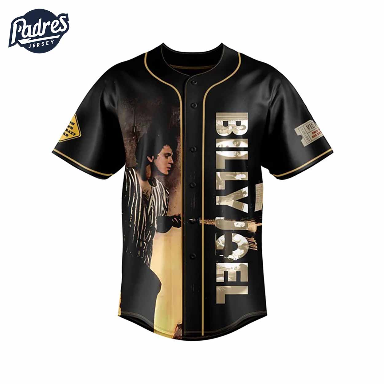 Billy Joel Baseball Jersey - Music Merch - Padres Jersey Oasis: Elevate Your Baseball Style Game