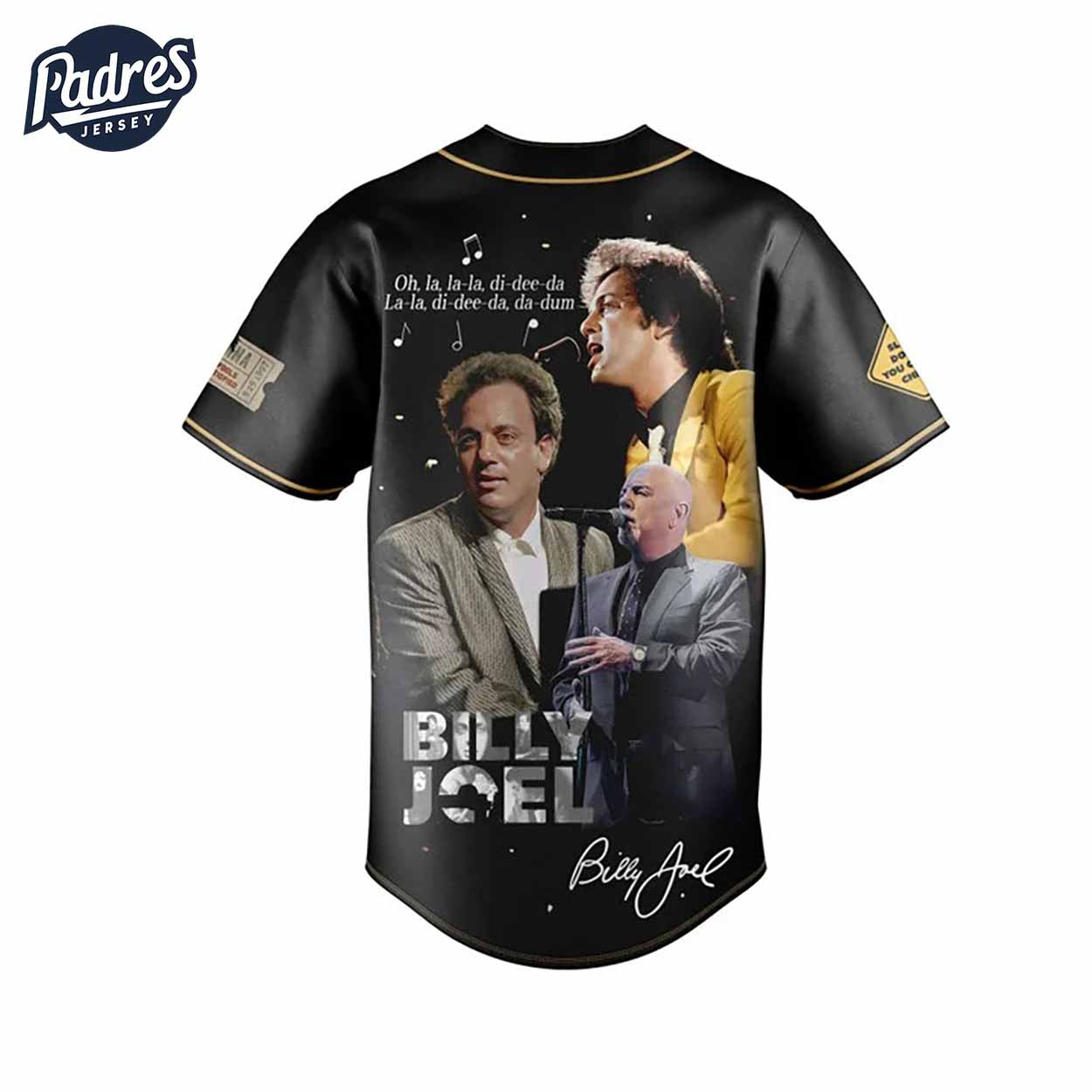 Billy Joel Baseball Jersey - Music Merch - Padres Jersey Oasis: Elevate Your Baseball Style Game