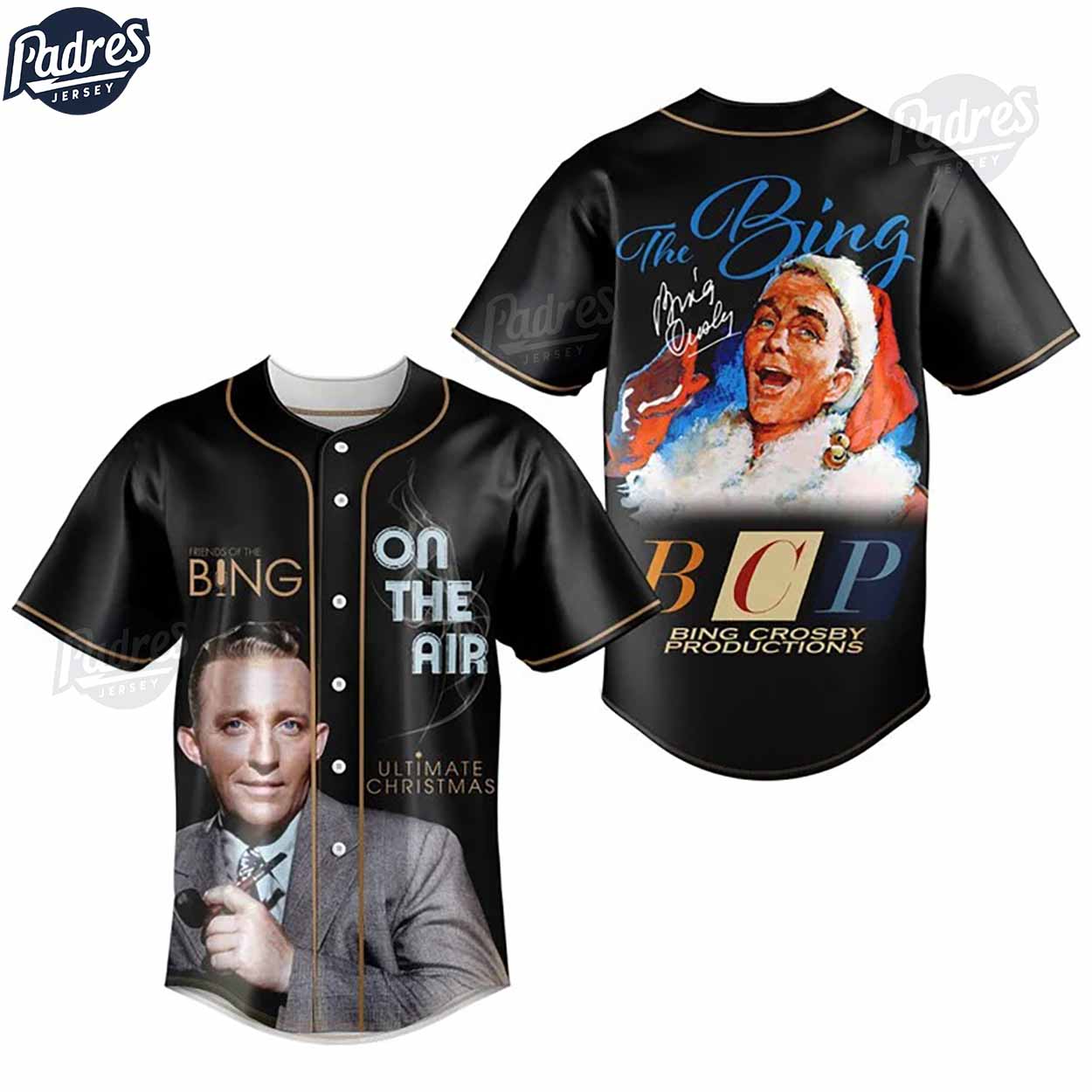 Bing Crosby Ultimate Christmas Baseball Jersey Lovers - Padres Jersey Oasis: Elevate Your Baseball Style Game