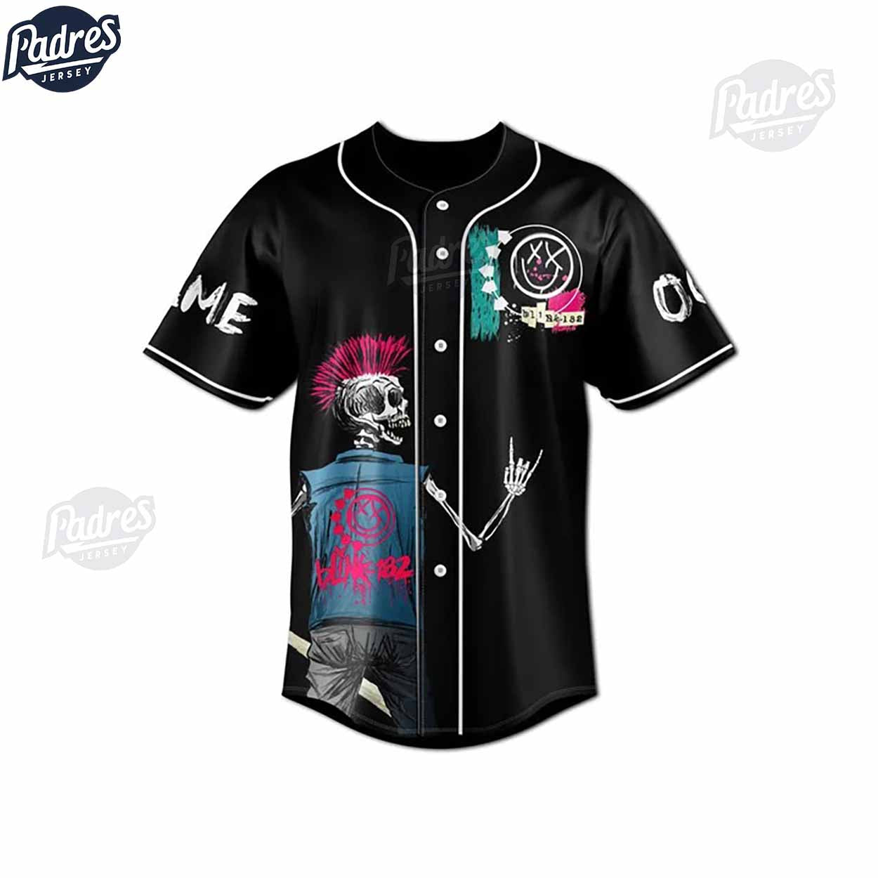 Custom Blink-182 All The Small Things Baseball Jersey - Padres Jersey Oasis: Elevate Your Baseball Style Game