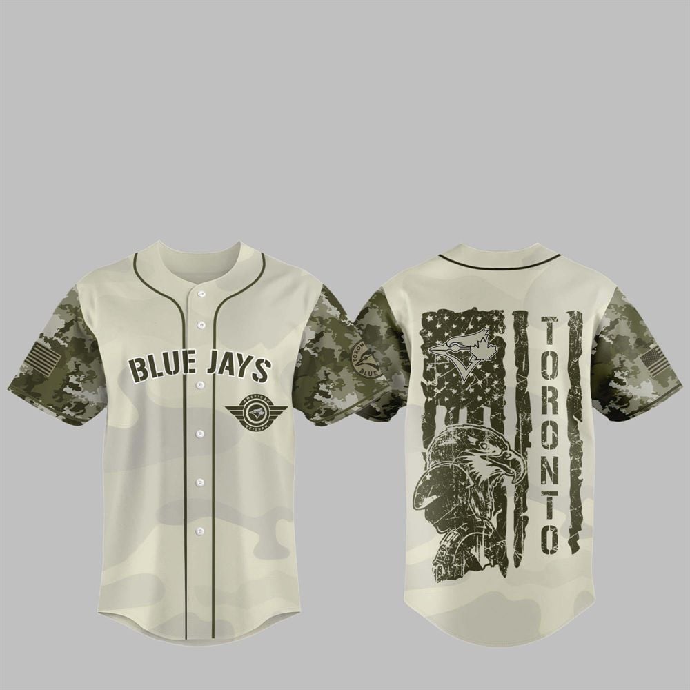 Blue Jays 2025 Armed Forces Day Night Jersey - Grishko.com
