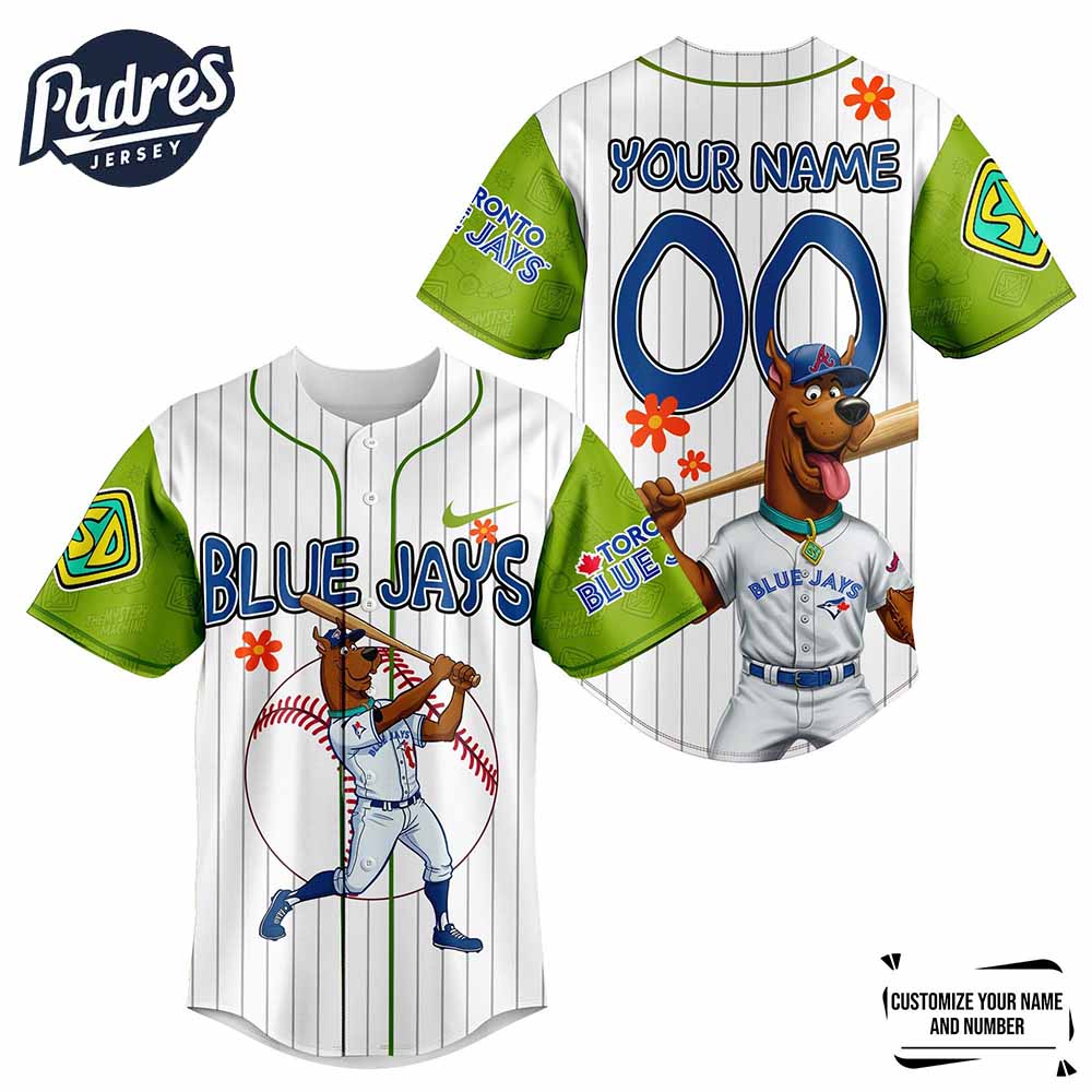 Blue Jays MLB x Scooby Doo Personalized Baseball Jersey Outfit - Padres Jersey Oasis: Elevate Your Baseball Style Game