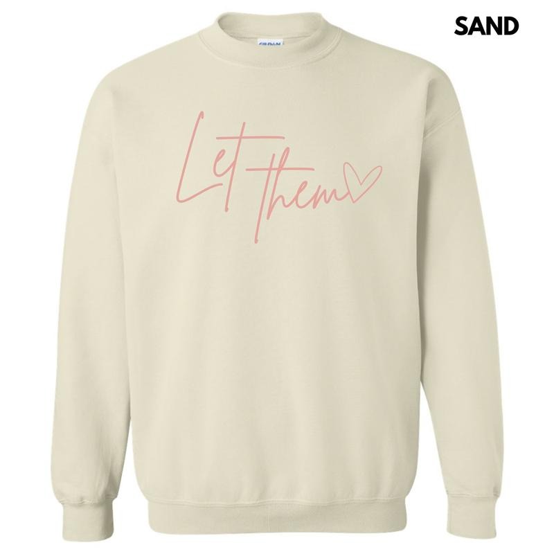 Blush Let Them Sweatshirt 'NLB'