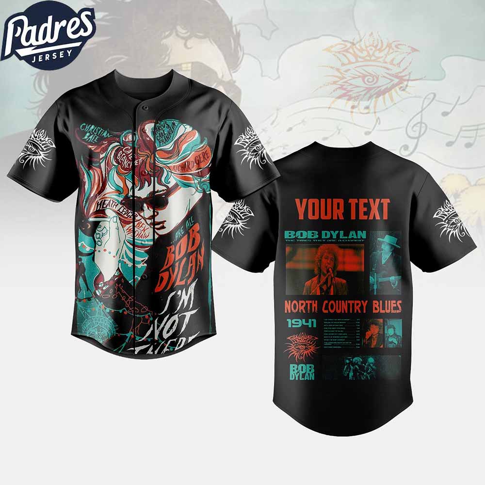 BobDylan I'm Not There Baseball Jersey - Padres Jersey Oasis: Elevate Your Baseball Style Game