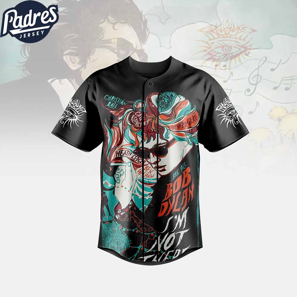 BobDylan I'm Not There Baseball Jersey - Padres Jersey Oasis: Elevate Your Baseball Style Game