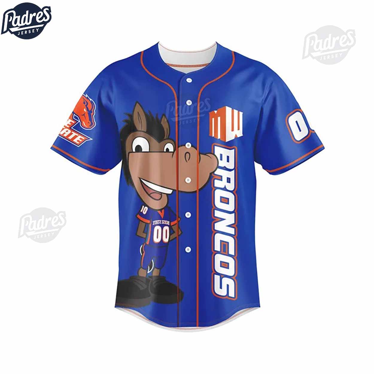 Boise State Broncos Football Baseball Jersey Outfit - Custom Number - Padres Jersey Oasis: Elevate Your Baseball Style Game
