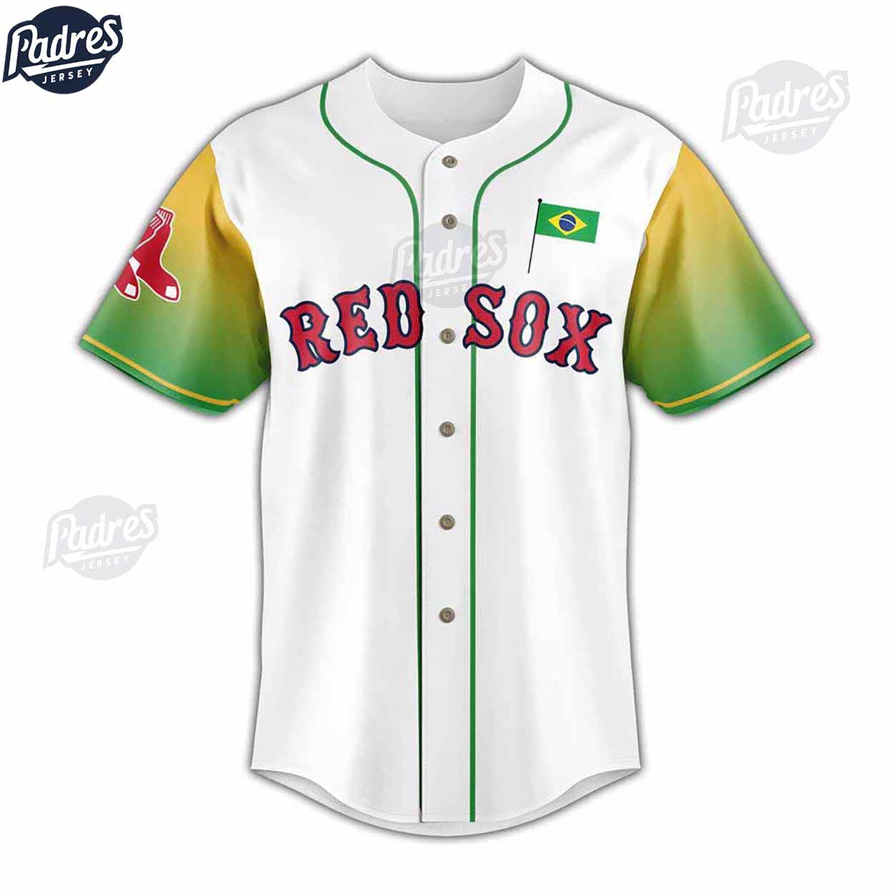 Boston Red Sox Brazil Baseball Jersey - Padres Jersey Oasis: Elevate Your Baseball Style Game